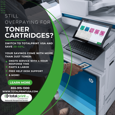 Toner cartridge ad